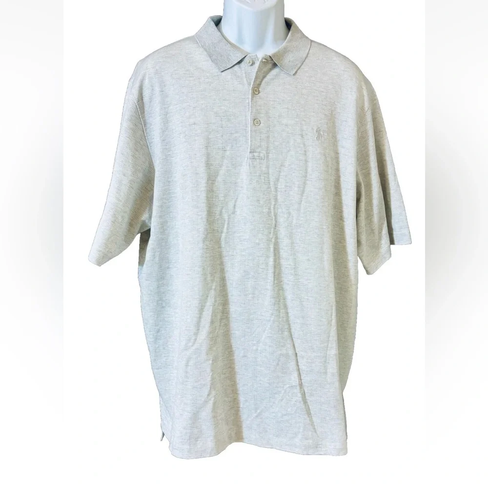 Polo Ralph Lauren Men's Size XL Golf Fit Polo Shirt Pima Cotton Beige Casual